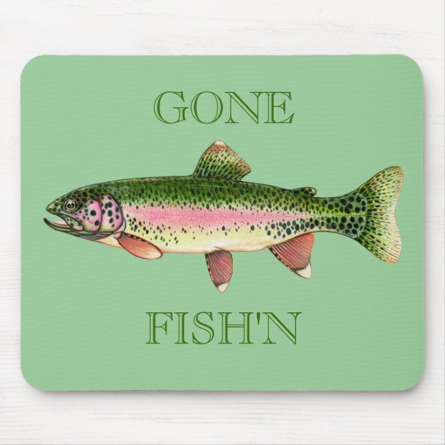 REGENBOGENFORELLE MOUSEPAD (Vorne)