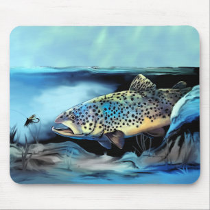 Regenbogenforelle Mousepad