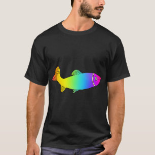 REGENBOGENFORELLE - Süßer Fisch in hellen Regenbog T-Shirt