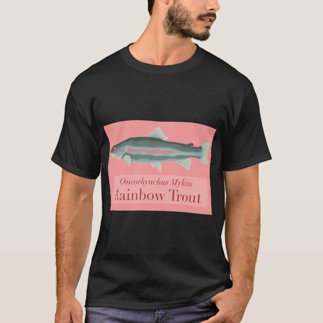 Regenbogenforelle T-Shirt (Vorderseite)