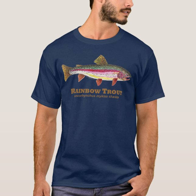 Regenbogenforelle T-Shirt (Vorderseite)