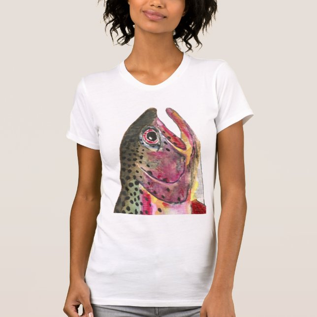Regenbogenforelle T-Shirt (Vorderseite)