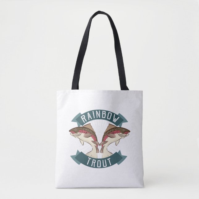 Regenbogenforelle Tasche (Vorderseite)