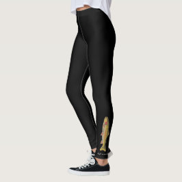 Regenbogenforelle, ursprüngliche Kunst, Mary K. Leggings
