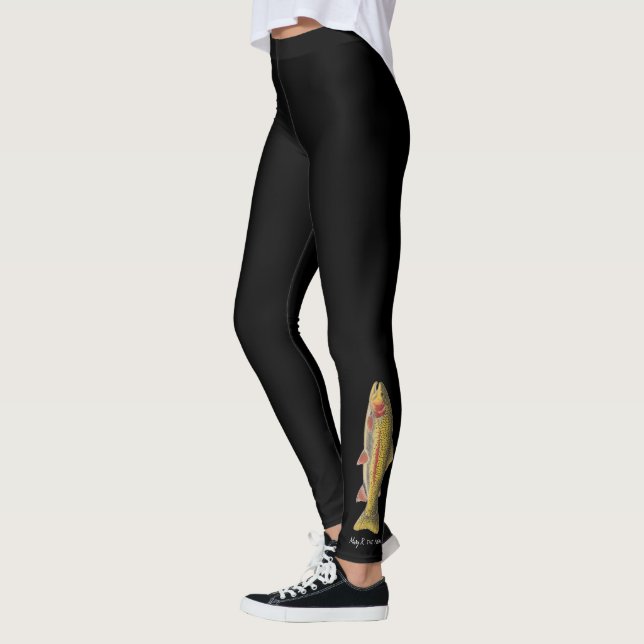 Regenbogenforelle, ursprüngliche Kunst, Mary K Leggings (Links)