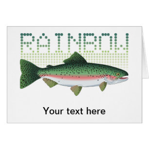 Regenbogenforellegeschenk für einen Angler oder