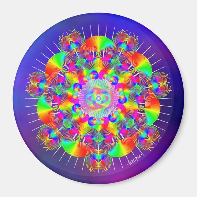 Regenbogenfrequenz Magnet (Vorne)