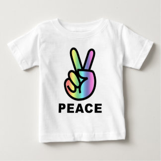 Regenbogenfrieden Baby T-shirt