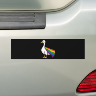 Regenbogengans LGBTQ Stolz Schwul Transgender LGBT Autoaufkleber