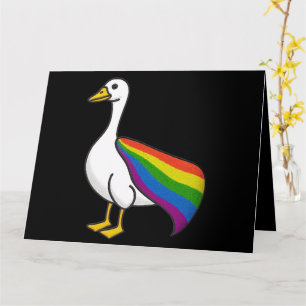 Regenbogengans LGBTQ Stolz Schwul Transgender LGBT Karte