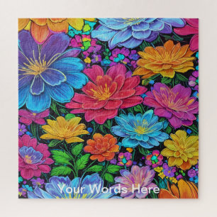 Regenbogengarten Neon-Psychedelische-Wildlife-Natu