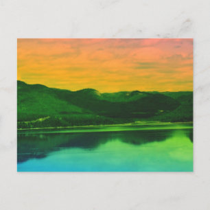 Regenbogengebirge und Küstengewässer Kanada Postkarte