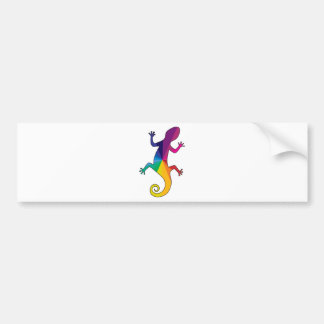 RegenbogenGecko Autoaufkleber