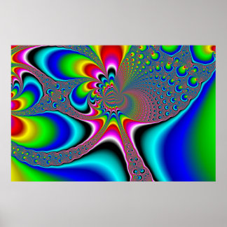 Regenbogengenerator - Fraktal Poster