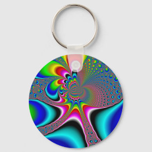 Regenbogengenerator - Fraktal Schlüsselanhänger