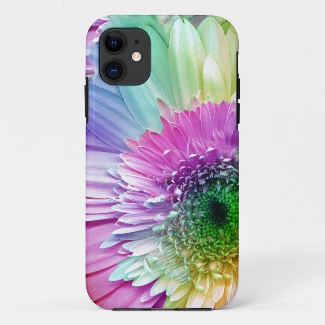 Regenbogengerbera-Gänseblümchen iPhone Fall Case-Mate iPhone Hülle (Rückseite)