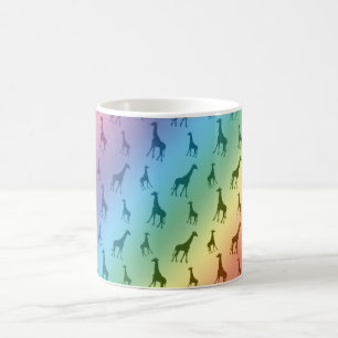 Regenbogengiraffen Kaffeetasse