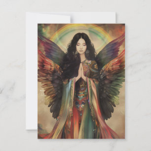 Regenbogengöttin Iris Griechische Mythologie Bohem Postkarte