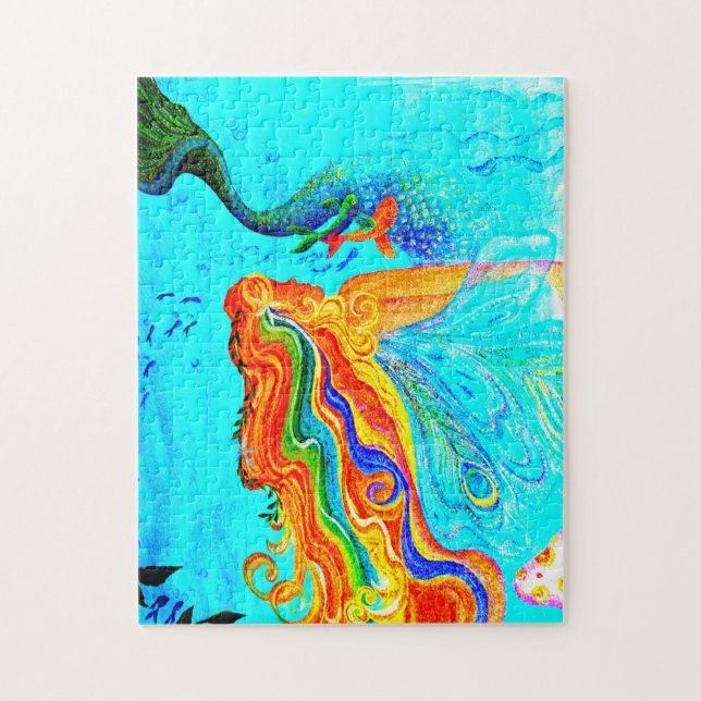 Regenbogenhaar (Vertikal)