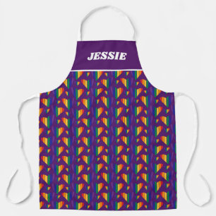 Regenbogenhalbmesser Schürze