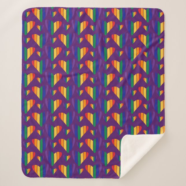 Regenbogenhalbmesser Sherpadecke (Vorderseite)