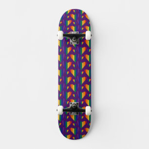 Regenbogenhalbmesser Skateboard