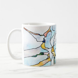 Regenbogenhalterungen. Unity of Stached Glass Seri Kaffeetasse