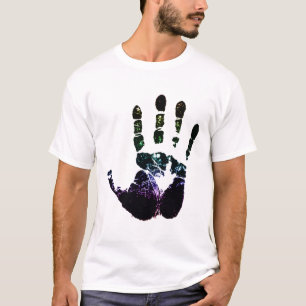 Regenbogenhanddruck T-Shirt