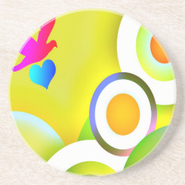 Regenbogenhandschuh2 Getränkeuntersetzer