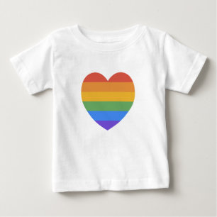 Regenbogenherz Baby T-shirt