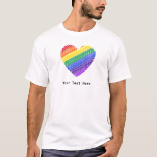Regenbogenherz der Liebe T-Shirt