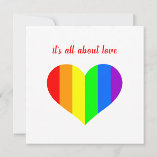 Regenbogenherz Einladung