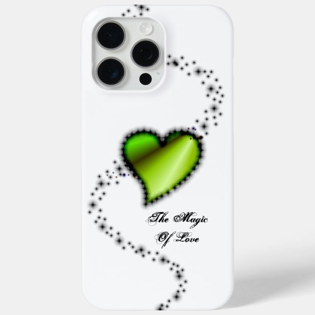 Regenbogenherz mit Sternen , Die Magie der Liebe Case-Mate iPhone Hülle (Rückseite)