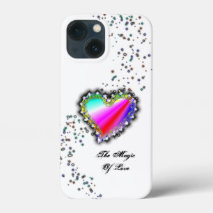 Regenbogenherz mit Sternen , Die Magie der Liebe Case-Mate iPhone Hülle