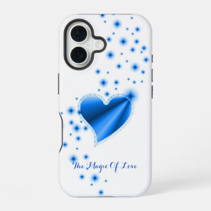 Regenbogenherz mit Sternen , Die Magie der Liebe iPhone 16 Hülle