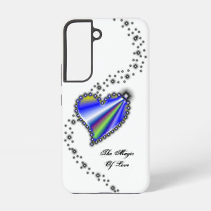 Regenbogenherz mit Sternen , Die Magie der Liebe Samsung Galaxy Hülle