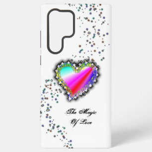 Regenbogenherz mit Sternen , Die Magie der Liebe Samsung Galaxy Hülle