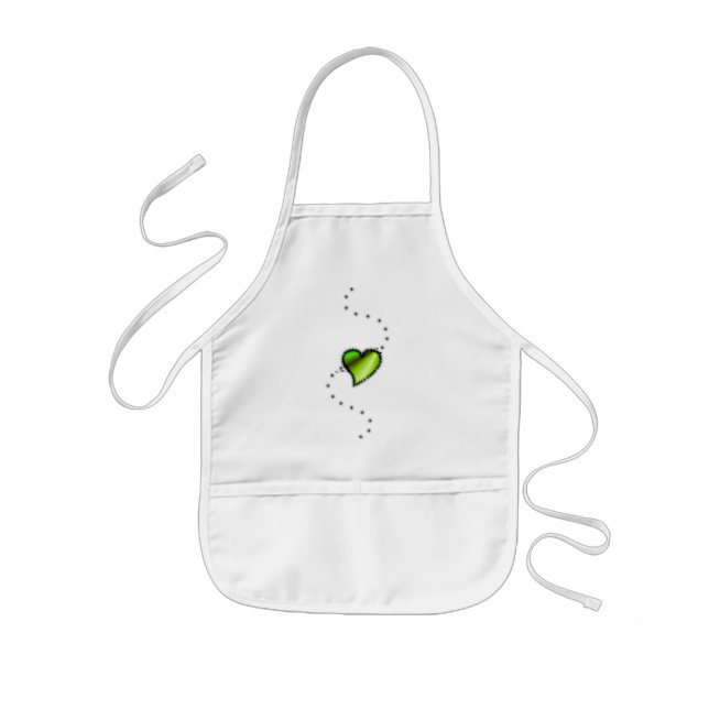 Regenbogenherz mit Sternen Kinderschürze (Vorne)