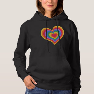 Regenbogenherz. Pride Gay Liebe Hoodie