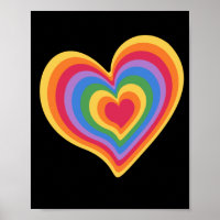 Regenbogenherz. Pride Gay Liebe