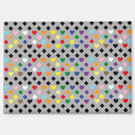 Regenbogenherzen Magnet