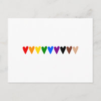 Regenbogenherzen, schwarze Leben sind wichtig