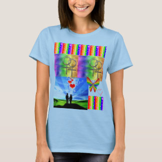 Regenbogenherzen T-Shirt