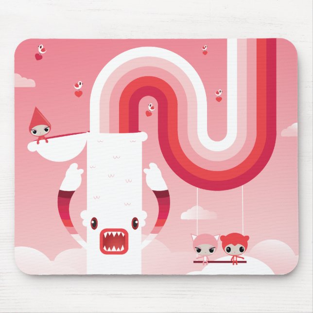 Regenbogenhimmel Mousepad (Vorne)
