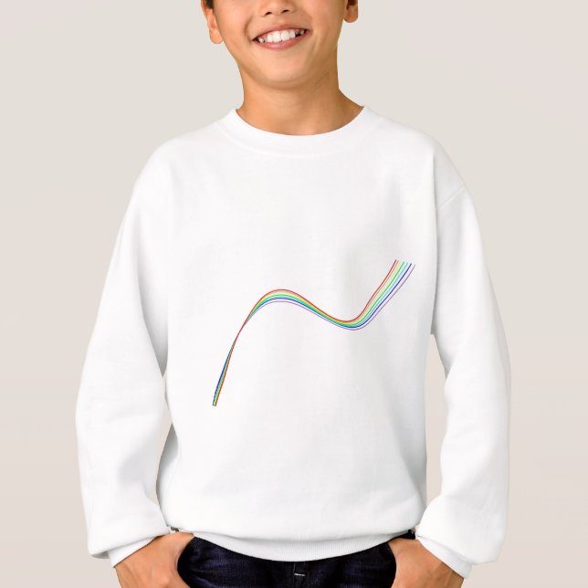 Regenbogenhyperbel T-Shirt (Vorderseite)