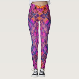 Regenbogenkaleidoskop-Leggings Leggings