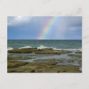 Regenbogenkarte Postkarte