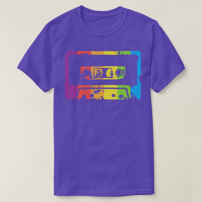 Regenbogenkassette T-Shirt (Design vorne)