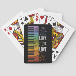 Regenbogenklavier Spielkarten
