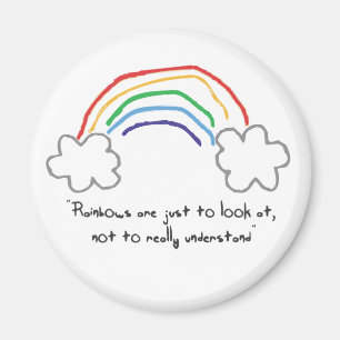 Regenbogenklugheit Magnet